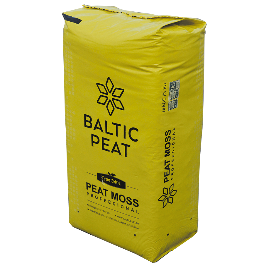 Верховий торф Baltic Peat 3.5-4.5 pH фр.20-40 мм 150 л