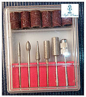 Набір фрез, насадок алмазних для фрезера