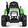 Дитячий електромобіль трактор з причепом John Deere M 4479EBLR-5 (USB, двигуни 2x35W, акум.12V7AH), фото 7