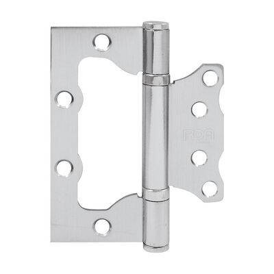 Дверні петлі 2BB (ПАРА) 100x39x2.5mm EUROCENTO SC - матовий хром STEEL 23511 RDA Китай, фото 1