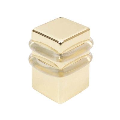 Стопор дверний 1539 BrG BP - полірована латунь ZAMAK 39874 RDA Китай