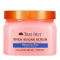 Сахарный скраб для тела Moroccan Rose Sugar Scrub TREE HUT 510 гр
