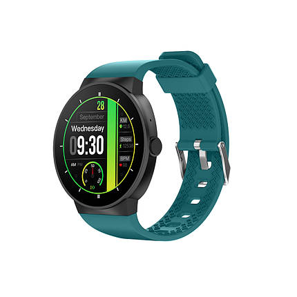 Смарт годинник Smart Watch 4you BENEFIT Plus (1.38, Дзвінки, Full Touch) Marine Green, фото 1
