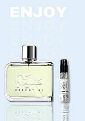 Чоловічі наливні парфуми Lacoste Essential пробник, деревно-фужерний аромат аналог Лакоста Есеншіал