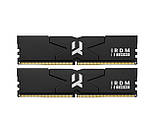 Модуль пам`ятi DDR5 2x16GB/6400 Goodram IRDM Black (IR-6400D564L32S/32GDC), фото 2