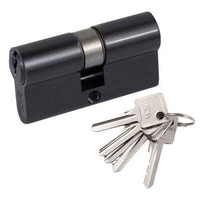 Циліндровий механізм 30/30 BLACK - чорний ZAMAK 57787 RDA Китай, фото 1
