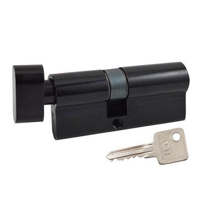 Циліндровий механізм 38/30T BLACK - чорний ZAMAK 54152 RDA Китай