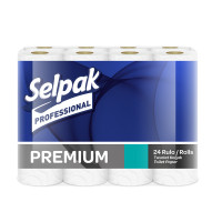 Туалетний папір Selpak Professional Premium тришаровий 18.6 м 24 рулони (8690530118201), фото 1
