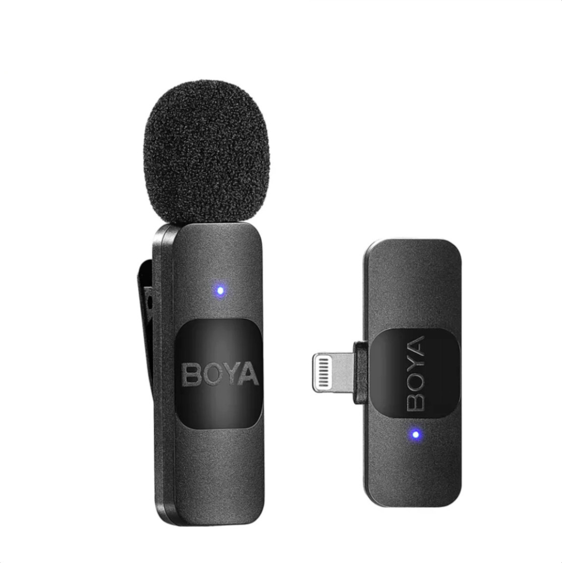 Професійний бездротовий петличний мікрофон Boya BY-V1  для Lightning