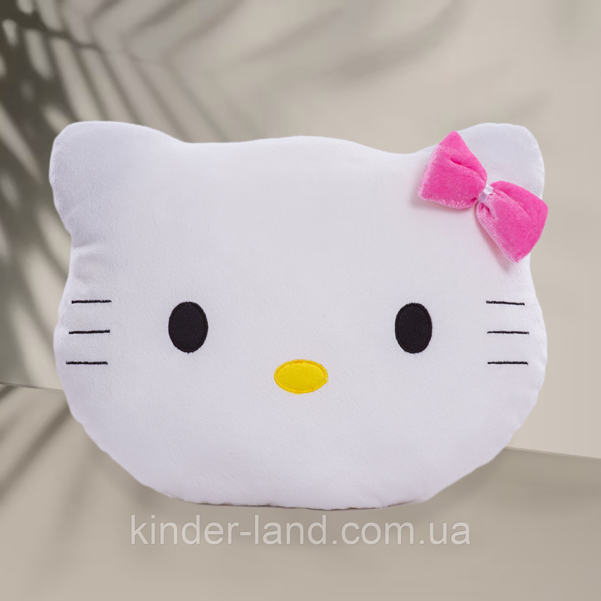 Дитяча подушка котик "Кітті", "Хелло Кітті", "Hello Kitty", плюшева подушка з кішкою, 27 см