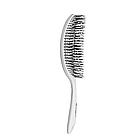 Щітка для волосся масажна продувна велика Salon Professional 18200 SL, біла, фото 4