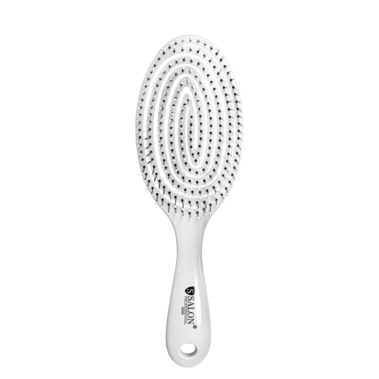 Щітка для волосся масажна продувна велика Salon Professional 18200 SL, біла
