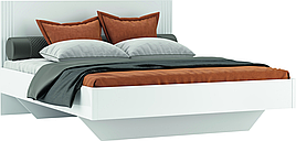 Ліжко двоспальне з ДСП в спальню 2-сп 1.6 (з каркасом, без матраца) Амелія Світ Меблів