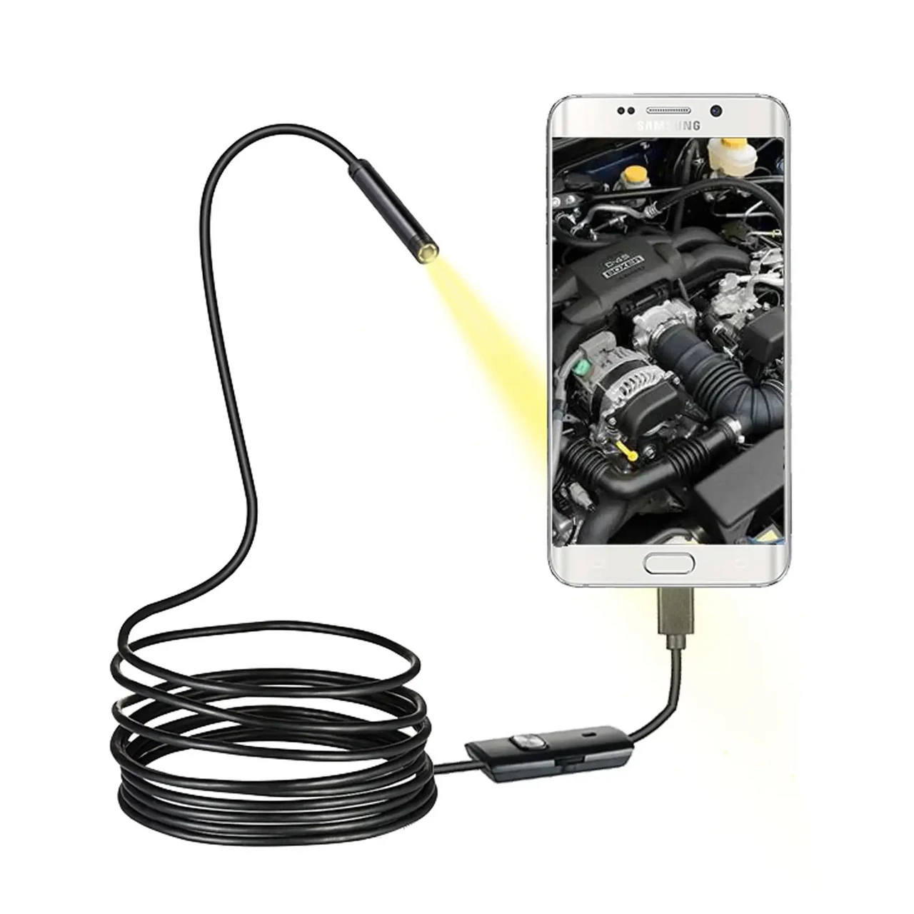 Камера эндоскоп для смартфона 2,2м, Android and PC Endoscope / Гибкая USB-камера / Эндоскоп автомобильный - фото 3 - id-p1980579905