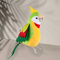 М'яка іграшка папуга Кеша, плюшевий папуга, 25 см.