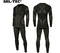 Термоактивна тактична білизна Mil-Tec 4-Way Stretch Performance Black XXL/3XL