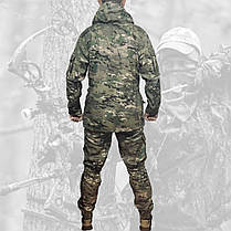 Чоловічий тактичний костюм Гірка мультикам саржа літо (46-58р), форма армійська ЗСУ польова літня, фото 2