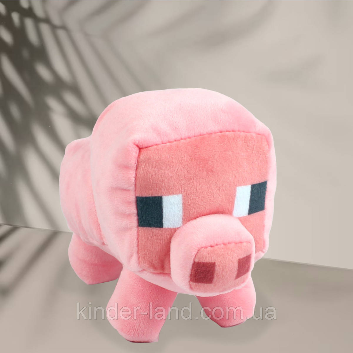 Мягкая игрушка Свинья Майнкрафт, 17 см. (ID#1349415884), цена: 223 ...