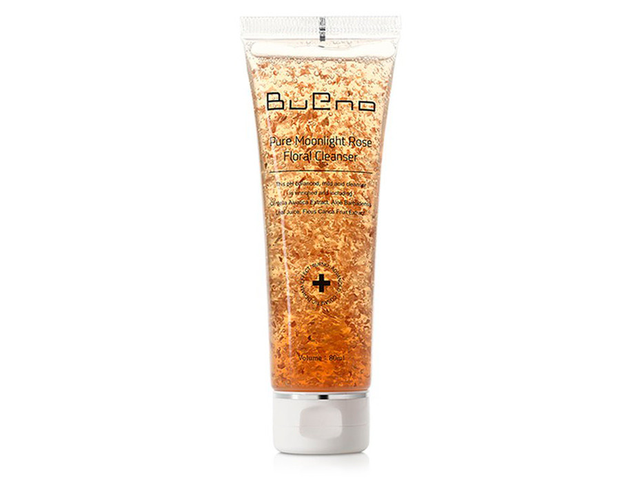 Гель для вмивання з пелюстками троянд Bueno Pure Moonlight Rose Floral Cleanser 150ml, фото 1