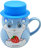 Чашка із силіконовою кришкою Бурундучок Stenson 400 мл, фото 2