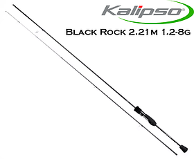 Вудлище спінінгове Kalipso Black Rock BRS-732UL-S 2.21m 1.2-8g