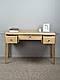 Стіл письмовий "Хюгге" з натурального дерева ясен Прозорий, фото 4