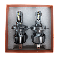 Светодиодные лампы для фар H4 / Комплекс светодиодных фар для авто комплект 2 шт