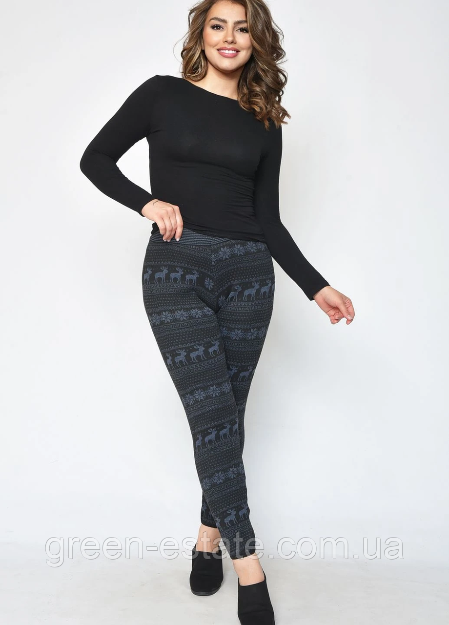 Лосини термо з начісом XL-5XL, фото 1
