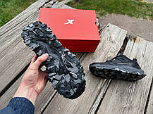 Чоловічі оригінальні кросівки Xtep Outdoor 979319170007 Black Red водонепроникні, фото 6