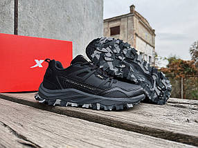 Чоловічі оригінальні кросівки Xtep Outdoor 979319170007 Black Red водонепроникні