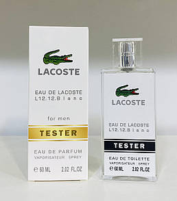 Тестер 60ml для чоловіків Lacoste Eau De L.12.12 Blanc
