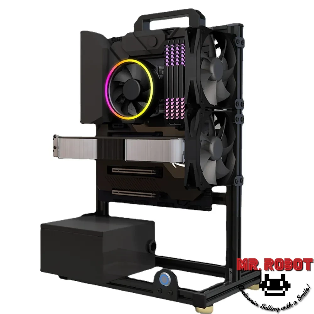 Открытый корпус для компьютера ATX, Matx, ITX, EATX. DIY PC case. 100% толстый металл, качество! - фото 2 - id-p1980632782