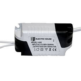 Драйвер для LED панелей 3W DC 36-48V ElectroHouse IP20