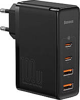 Мережевий зарядний пристрій Baseus GAN2 Pro Quick Charger 2C+2U 100W EU Black (CCGAN2P-L01)