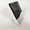 Годинник із температурним та вологим сенсором, Годинник із виміром вологості, Метеоприлад домашній KV-89, фото 8