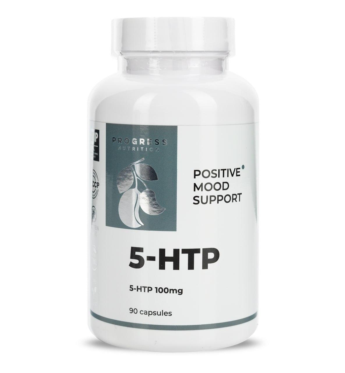 Амінокислота Progress Nutrition 5-HTP 100 mg (90 капсул.), фото 1