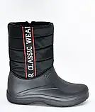 Дутики сноубутси чорні пінка гумові чоботи розмір 37, фото 3