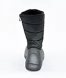 Дутики сноубутси чорні пінка гумові чоботи розмір 37, фото 5