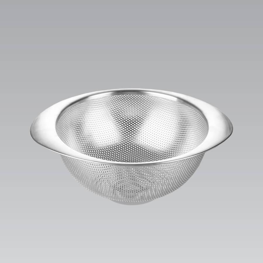 Друшляк Maestro MR-1681-22 з нержавіючої сталі 22 см для промивання і проціджування