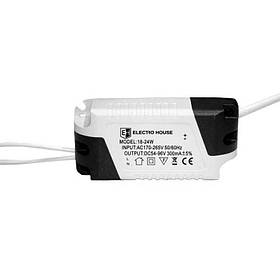 Драйвер для LED панелей Electro House 18-24W DC 54-95V IP20