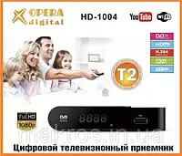 Тюнер Т2 OPERA DIGITAL HD-1004 DVB-T2 с поддержкой MEGOGO DVBT2 з IPTV, Wi-Fi, Youtube, USB