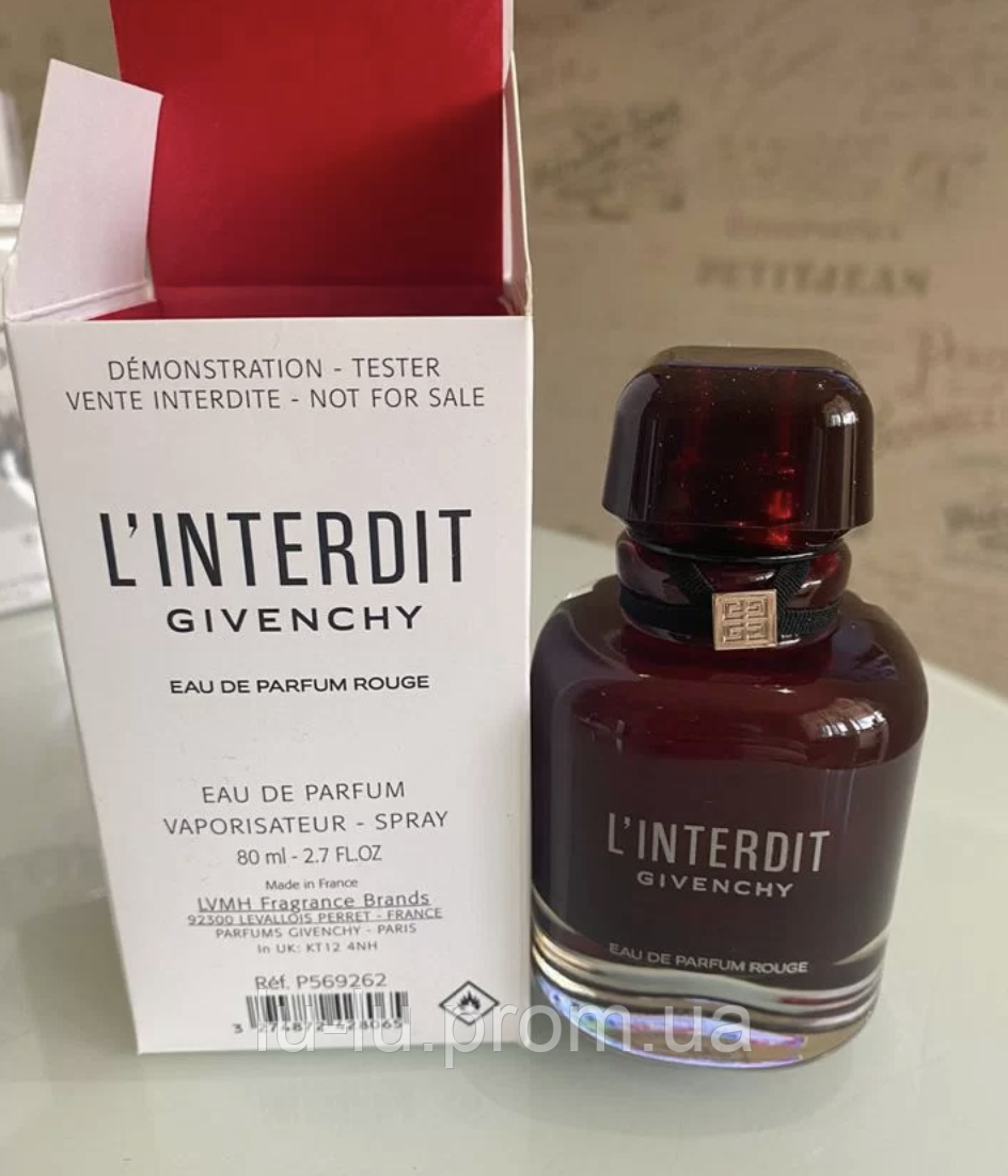 Купить TESTER L'Interdit Eau de Parfum Rouge Givenchy ( Живанши ...