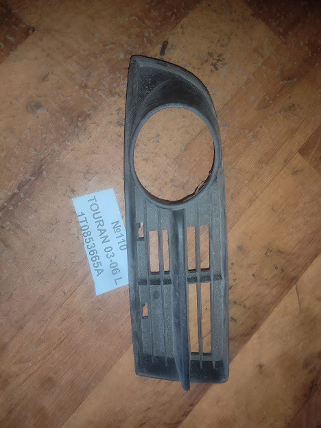 No110  Б/у Решетка бампера   ліва  для 1T0853665A Volksvagen Touran 2003-2006, фото 1