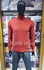 Кашеміровий гольф Pulltonic теракотовий 2XL