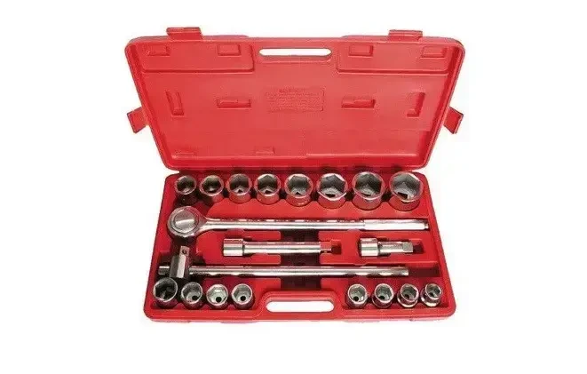 Набір головок LEX LX21V — 21 од., для фури, 6-гранні, 19–50 мм, фото 1