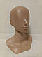 Жіночий манекен голови тілесний з підставкою (безликий), фото 2