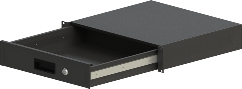Корпус металевий MiBox Rack 2U, модель MB-2400RD (Ш483(432) Г400 В88 чорний