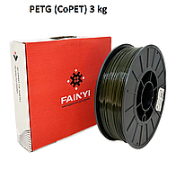 ФАЙНИЙ PETG (CoPET) пластик для 3D принтера 3.0 кг / 860 м / 1.75 мм Хакі