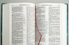 Біблія українською мовою Огієнко маленького формату 13*18 см зеленого кольору із закладкою, фото 3