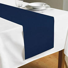 Доріжка-ранок для стола Бавовна інтер'єрна Однотонна, натуральна декоративна скатертина на стіл